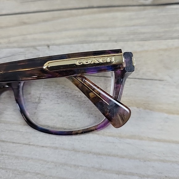 Coach Eyeglasses HC6065‎ 5288 51-17-135 Confetti PURPLE FRAMES ONLY main image 5